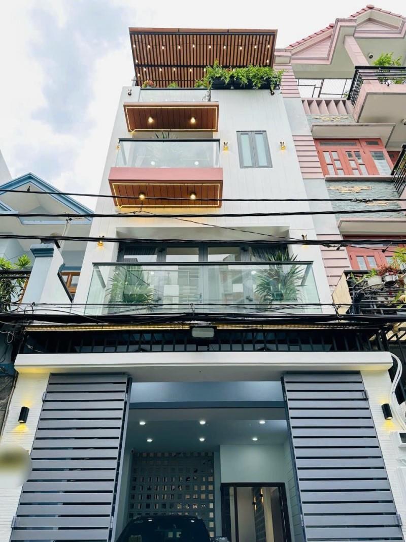 NHÀ MỚI CĂNG PHẠM V. CHIÊU P14 GÒ VẤP, CÓ GARA ĐỂ XE RIÊNG DT 68M2 NGANG 4,5 GIÁ CHỈ 8,5T TL