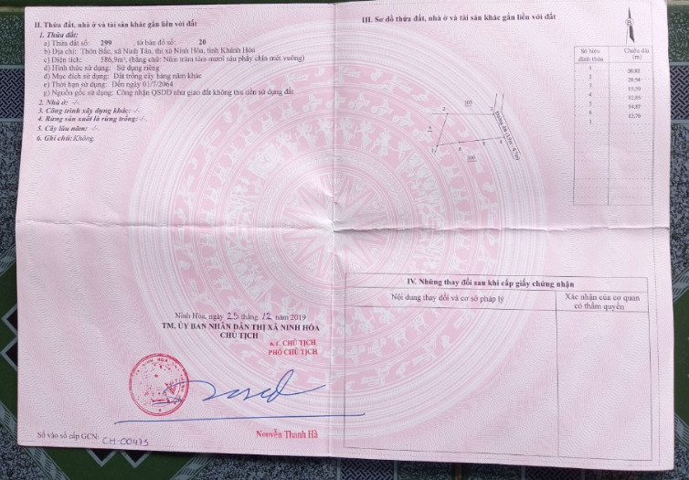 ** BÁN LÔ ĐẤT GẦN 600M2 GIÁ 1.3 TỶ TẠI NINH HÒA, KHÁNH HÒA GIÁ CHO NHÀ ĐẦU TƯ MUA NHANH