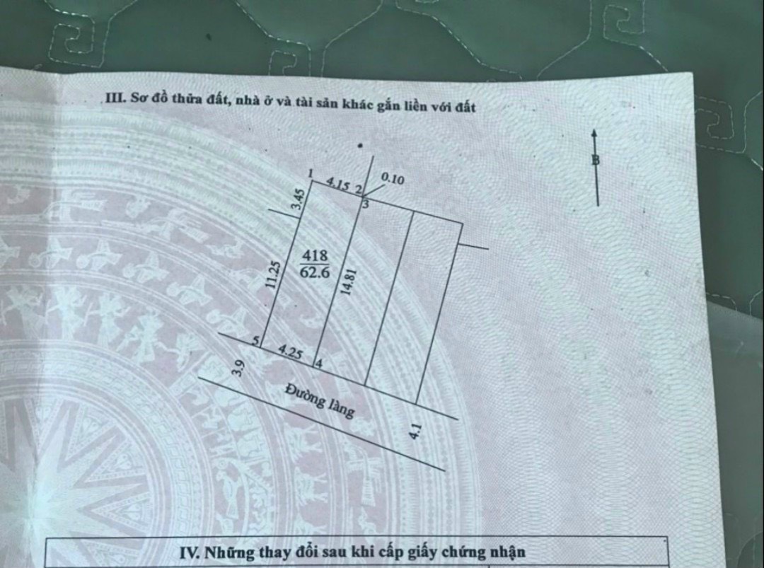 HƠN 1 tỷ Ô TÔ TẢI THÔNG giáp Chúc Sơn. - Diện tích: 62,6m - Đường OTO thông vòng quanh. - Cách đường quốc lộ 6 chỉ