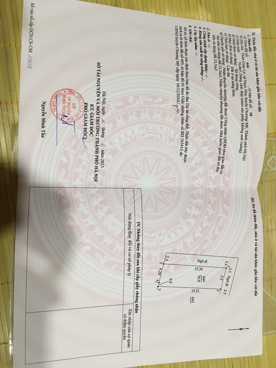 Rẻ đẹp nhất sát Thị trấn chúc Sơn - đối diện bệnh viện huyện chương Mỹ -diện tích 76m lô góc - đường trước đất 2,5m