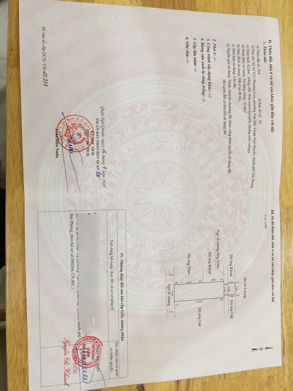 !! HÓT* CHÍNH CHỦ BÁN CĂN NHÀ TẠI PHƯƠNG LƯU, VẠN MỸ, NGÔ QUYỀN, HẢI PHÒNG => Liên hệ 0931944513