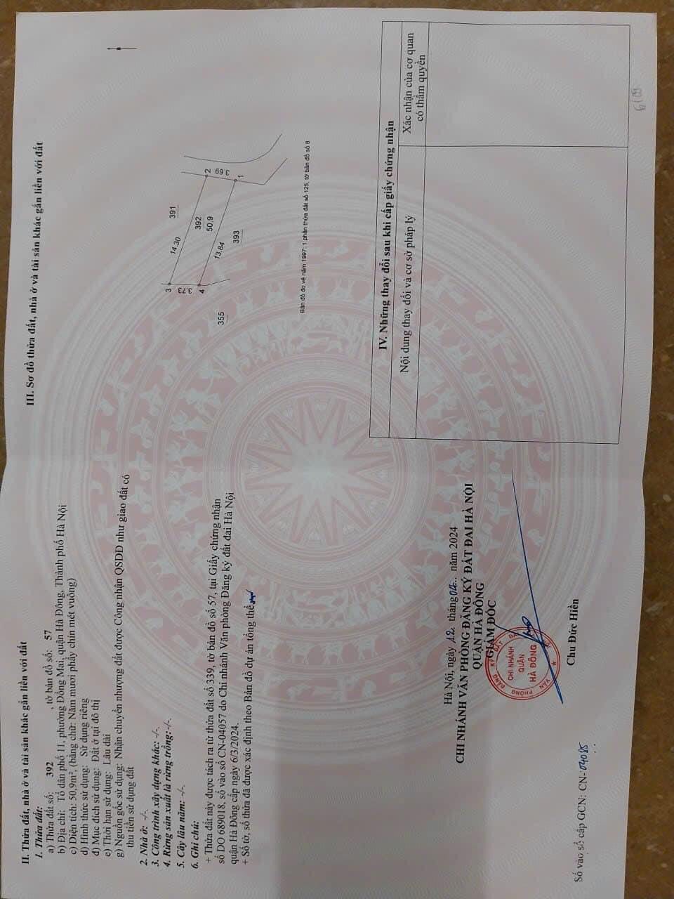 tổ 11 phường đồng mai hà đông đường thông một lô duy nhất diện tích 50.9 m vị trí đất đẹp cách ql6 chỉ vài trăm mét