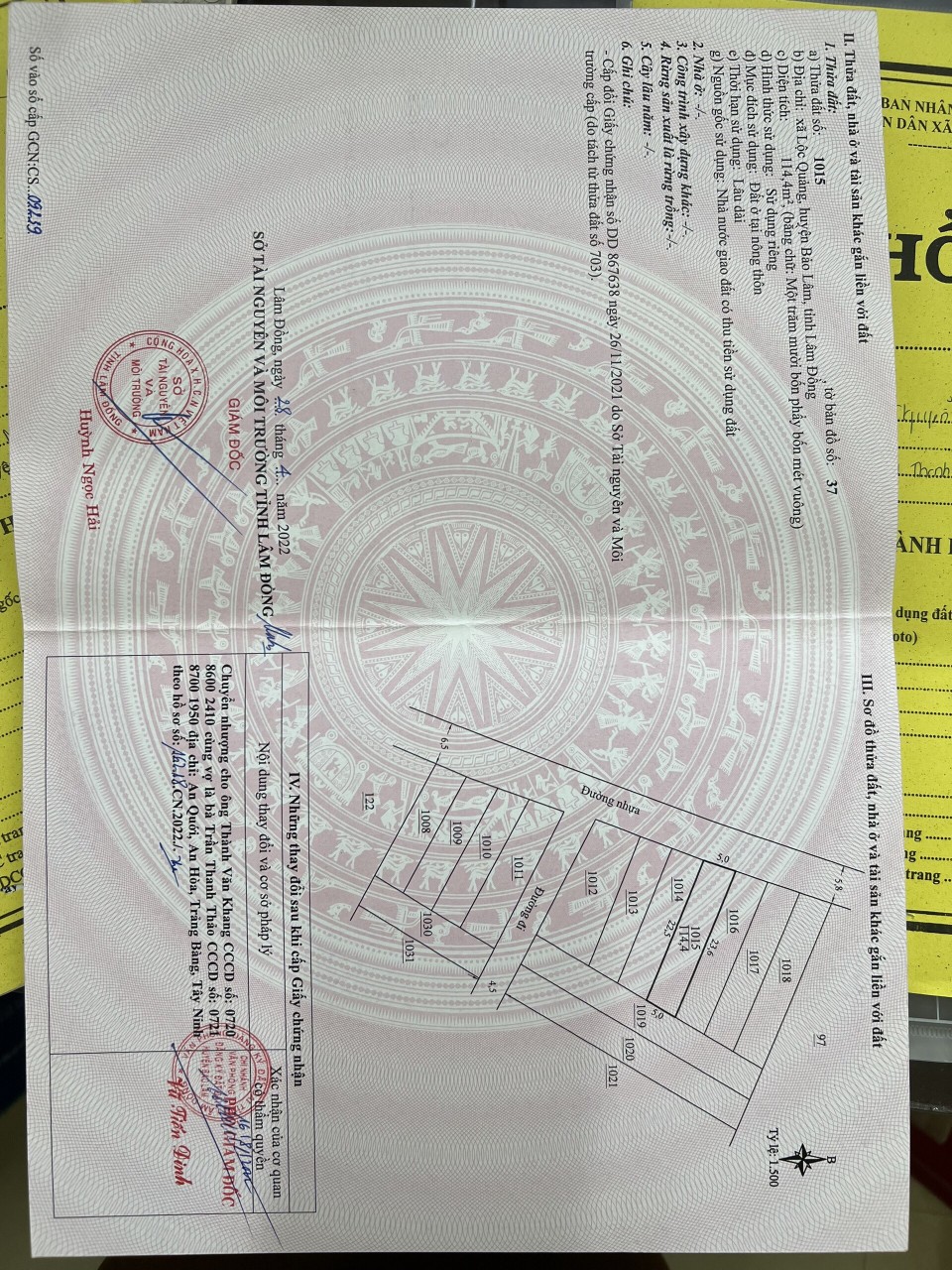 __ CHÍNH CHỦ BÁN 2 LÔ ĐẤT NỀN LỘC QUẢNG - BẢO LÂM - LÂM ĐỒNG