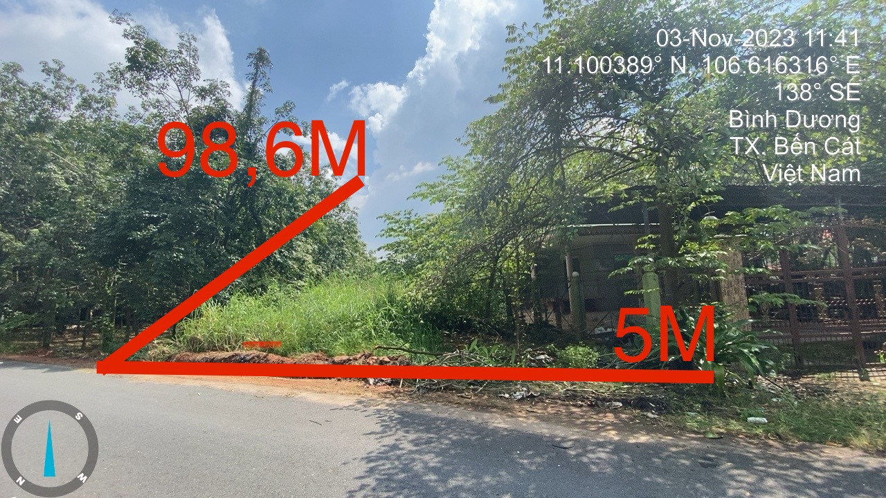 Ngân Hàng Thanh Lý - Đất MT Ngang 6M Ngay KCN Mỹ Phước 3, Bến Cát, Bình Dương