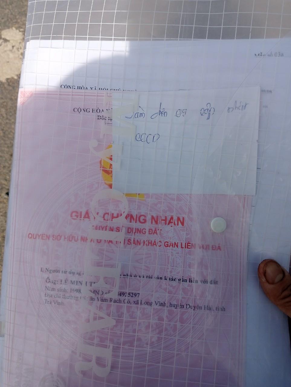 ĐẤT CHÍNH CHỦ– Cần Bán Lô Đất Vị Trí Đẹp Tại Huyện Duyên Hải, Trà Vinh