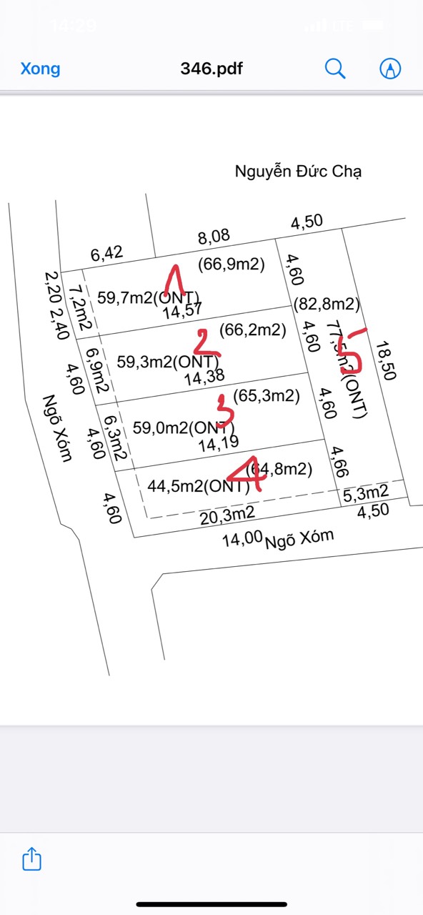 mở bán cụm 5 lô tân tiến , chương mỹ , HN - diện tích từ 65-82m - đường ô tô đỗ cửa