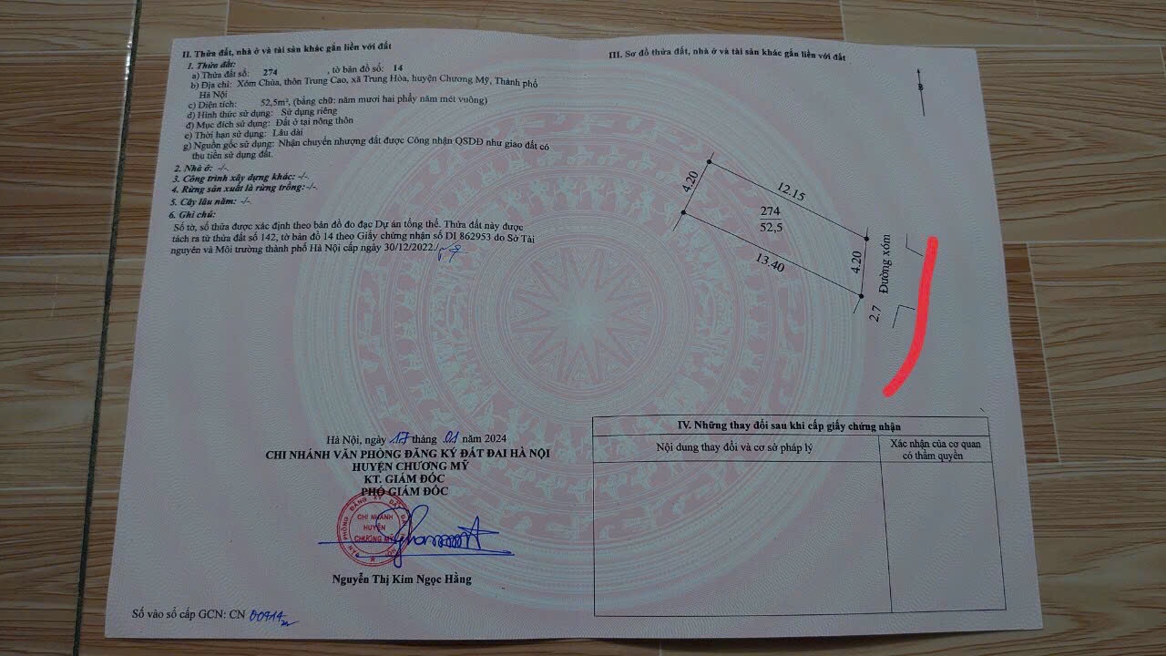 52,2m trung hoà gần trường yên trung tâm thương mại sầm uất ngay thị trấn chúc sơn chỉ 7xx triệu VỢT E NHANH KHI CÒN