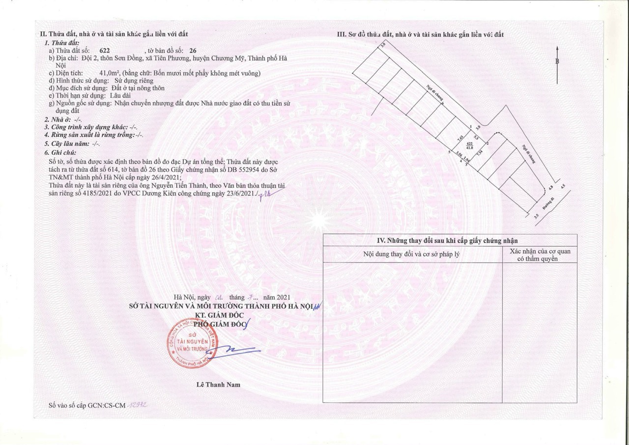 41m2 lô đất đẹp nằm trong dãy nhà phố liền kề tiên phương chương mỹ giá rẻ : 999tr cách quốc lộ 6 -800m otto đỗ cửa