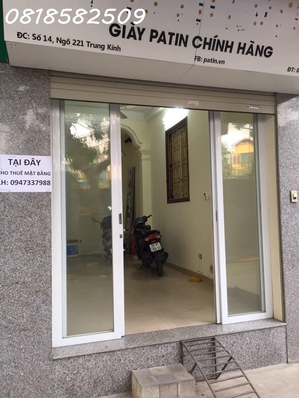 CHÍNH CHỦ CHO THUÊ MBKD TẦNG 1 Ở TRUNG KÍNH, CẦU GIẤY