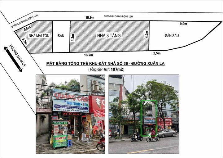 CHO THUÊ MBKD MẶT ĐƯỜNG XUÂN LA, QUẬN TÂY HỒ, HÀ NỘI