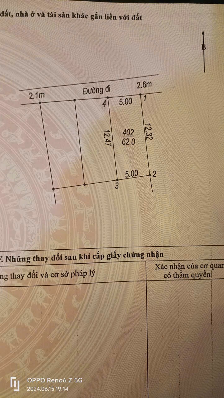 chính chủ gửi bán 62 m mặt tiền 5 hậu 5 tại xóm nội đại yên cách tỉnh lộ 419 chỉ 30 m tiện ích bạt ngàn ko thiếu thứ