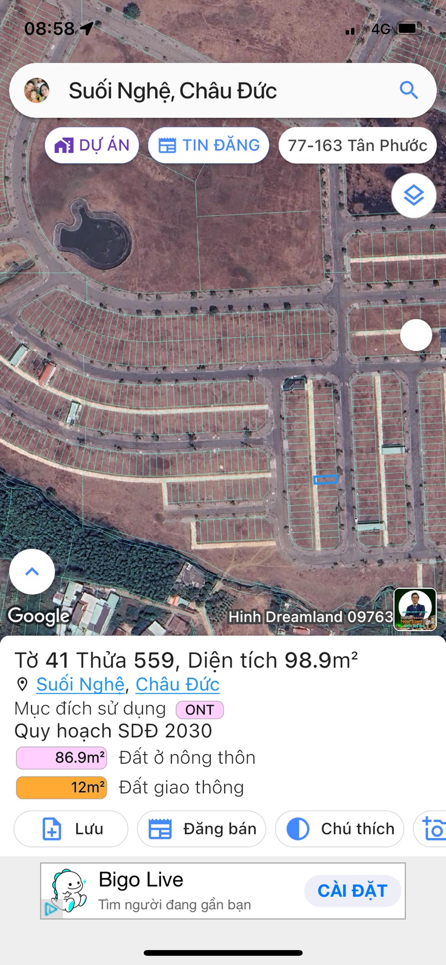 Cần bán lô tái đinh cư suối nghệ vuông vứt sát đường 11