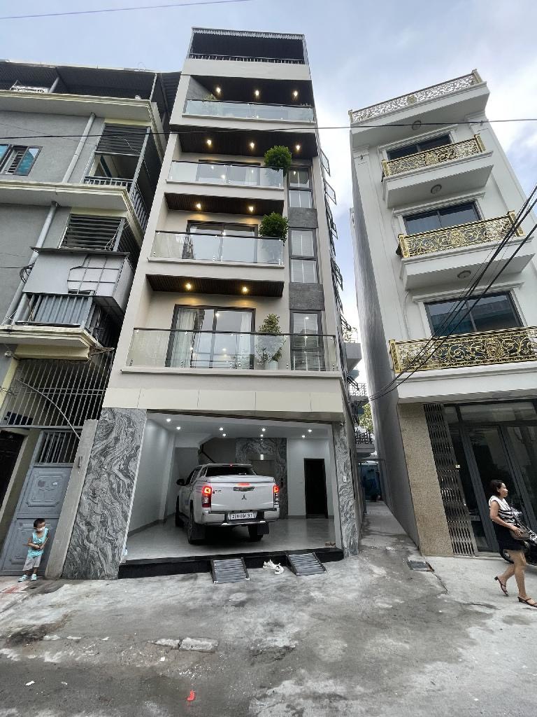 BÁN NHÀ PHÚC ĐỒNG - DT 55m2 MT 5M - 6 TẦNG THANG MÁY - MẶT NGÕ THÔNG Ô TÔ TRÁNH - KINH DOANH - LÔ GÓC MẶT TIỀN QUYỀN LỰC