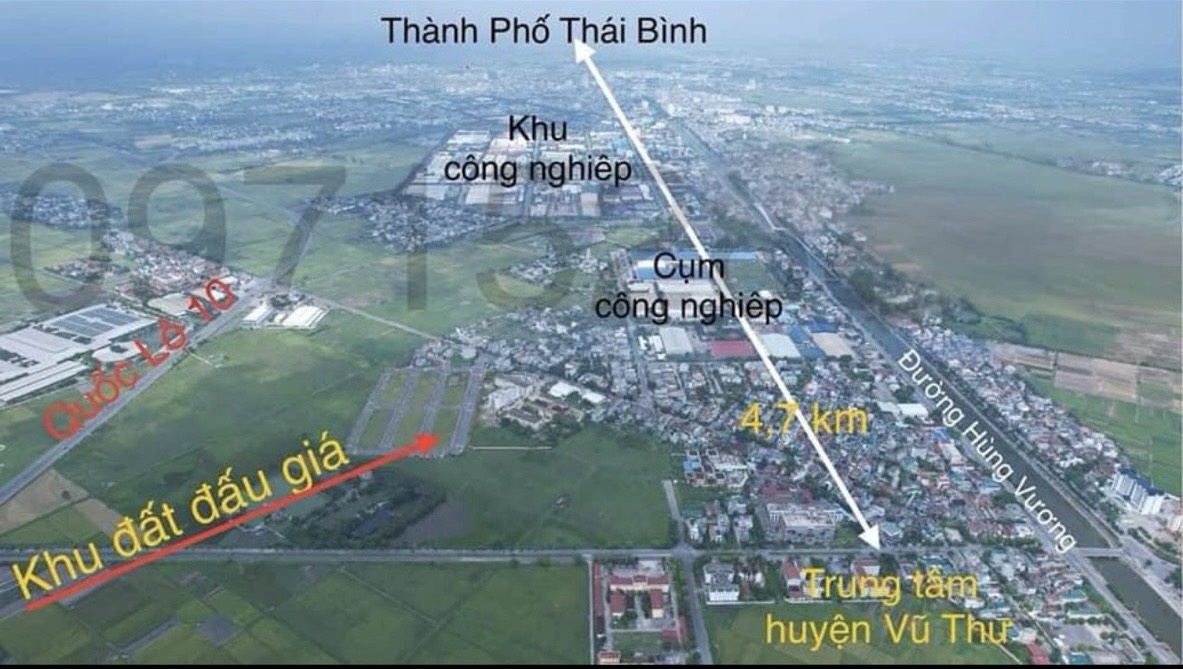 !! CHÍNH CHỦ BÁN LÔ ĐẤT ĐẤU GIÁ 60M2 KHU DV1 TẠI MINH QUANG, VŨ THƯ, THÁI BÌNH => Giá 1tỷ190