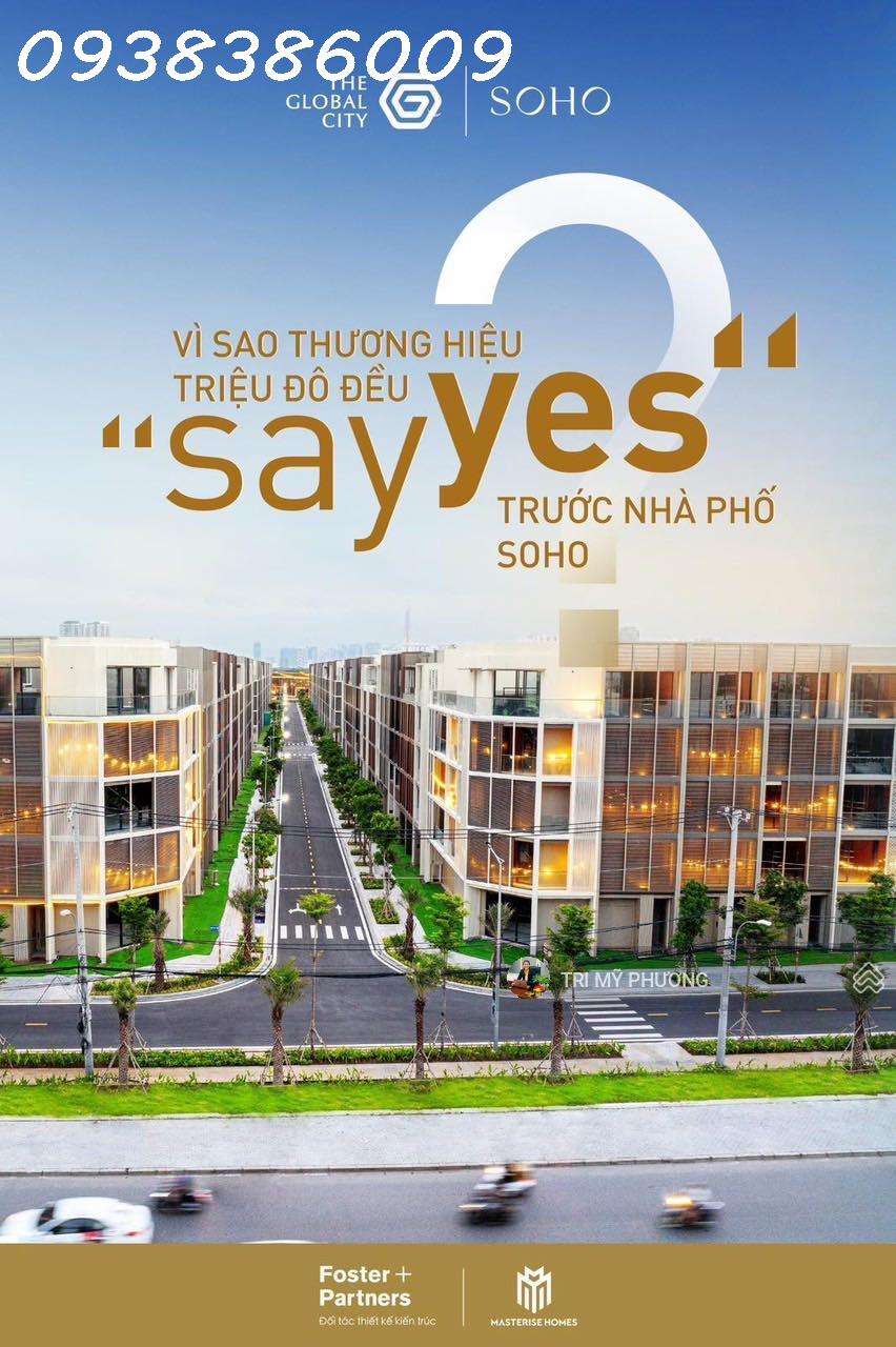 Mua ngay Nhà Phố SOHO - The Global City - Masterise Home - Đỗ Xuân Hợp, Quận 2 - Vị trí đẹp + Chiết khấu cao
