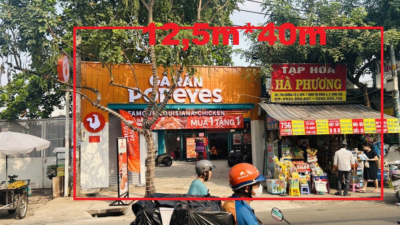 Chính chủ cần bán nhà Mặt Tiền 12,5m*40m Đối Diện bệnh Viện Bình Tân