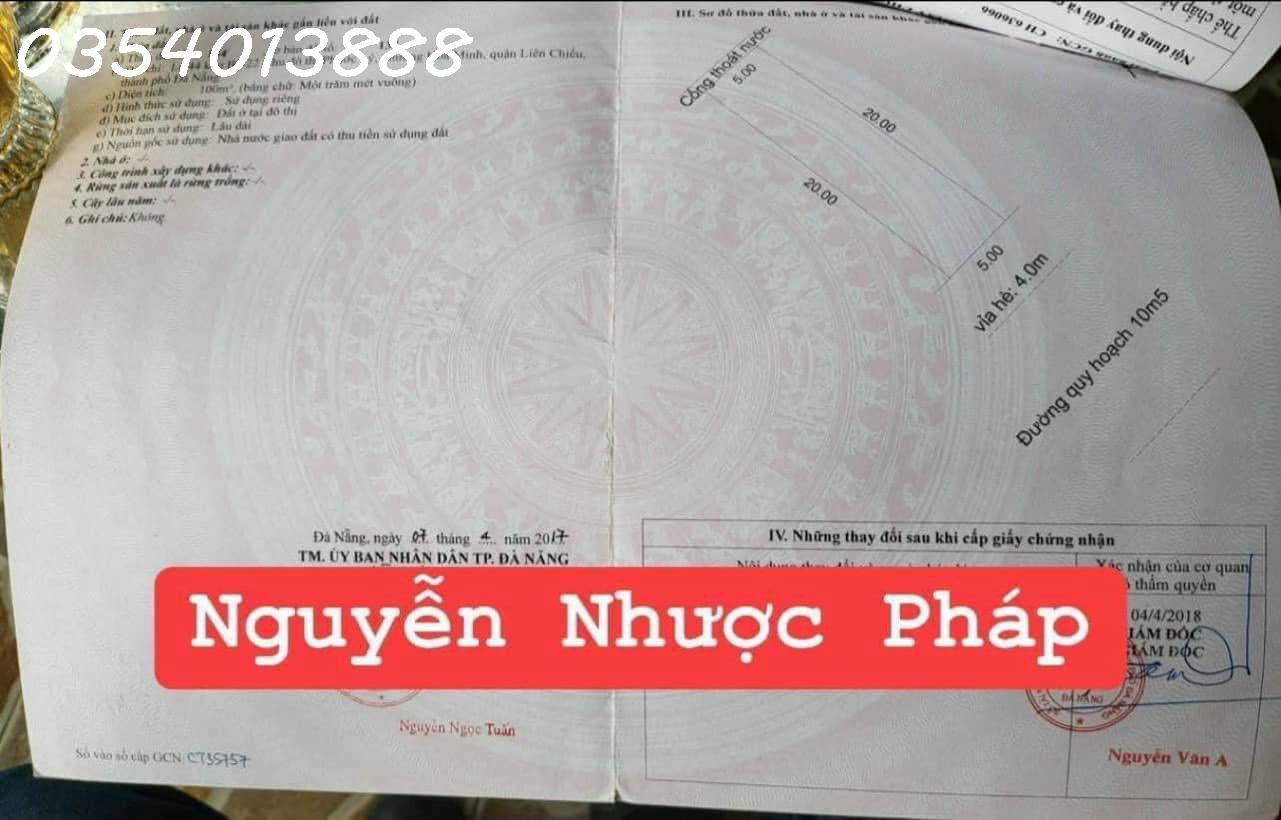 Bán cặp 2 lô đất 200m2 mặt tiền đường Nguyễn Nhược Pháp đường 10m5, khu đô thị Phước Lý.