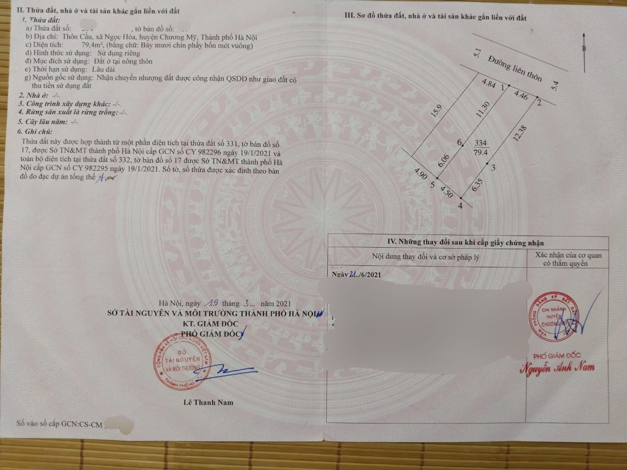 Cc gửi bán 79.4m2, 3x tr/m2, tại Ngọc Hòa, Chương Mỹ, HN, ô tránh, kinh doanh, mặt ngõ thông