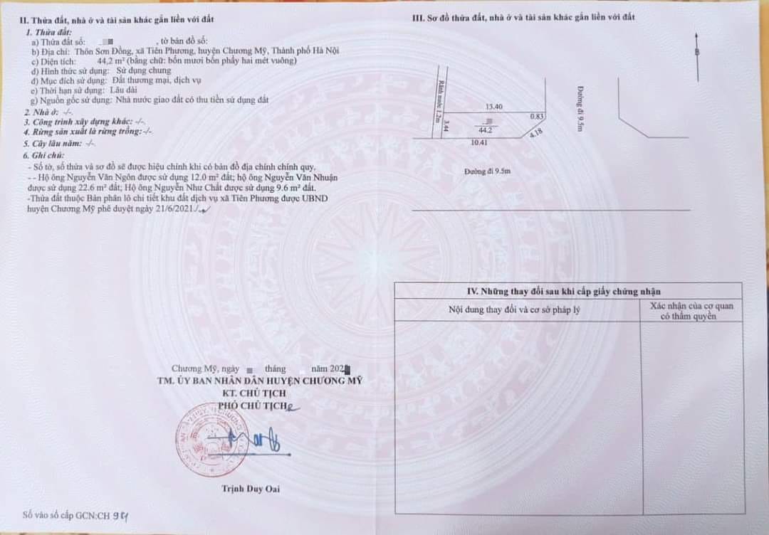 Cc Cần Thanh Khoản Sớm DT 44.2m2, chỉ 2.x tỷ, Thửa Đất Siêu VIP Dịch Vụ Tiên Phương, lô góc, giáp Ql6