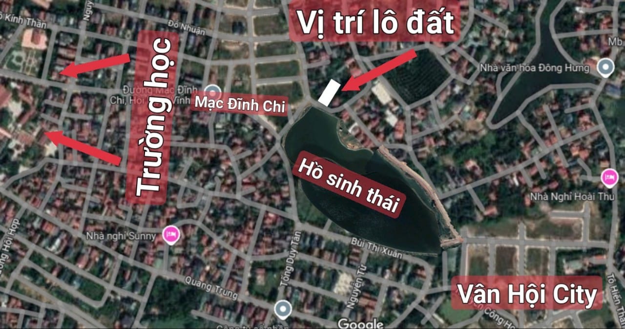 bán đất mặt đ.Mac Dinh Chi 1,55 ty