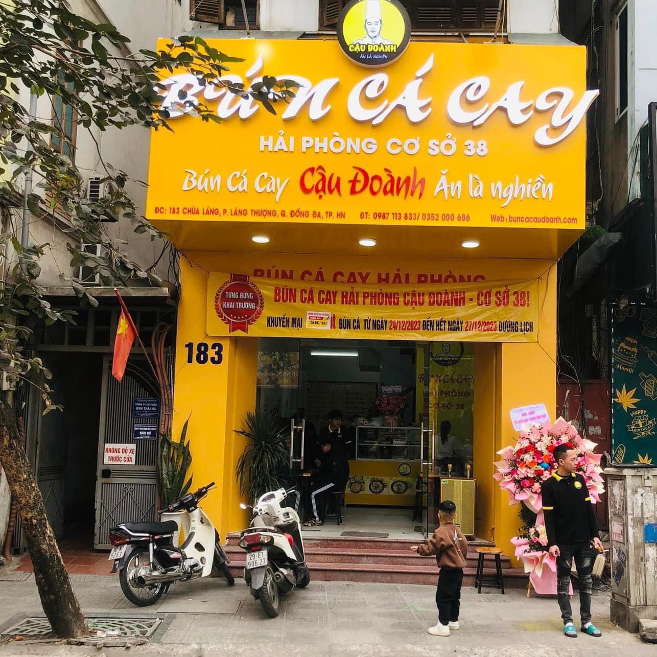 CHO THUÊ MẶT BẰNG KINH DOANH 70m2 x 4 tầng PHỐ CHÙA LÁNG