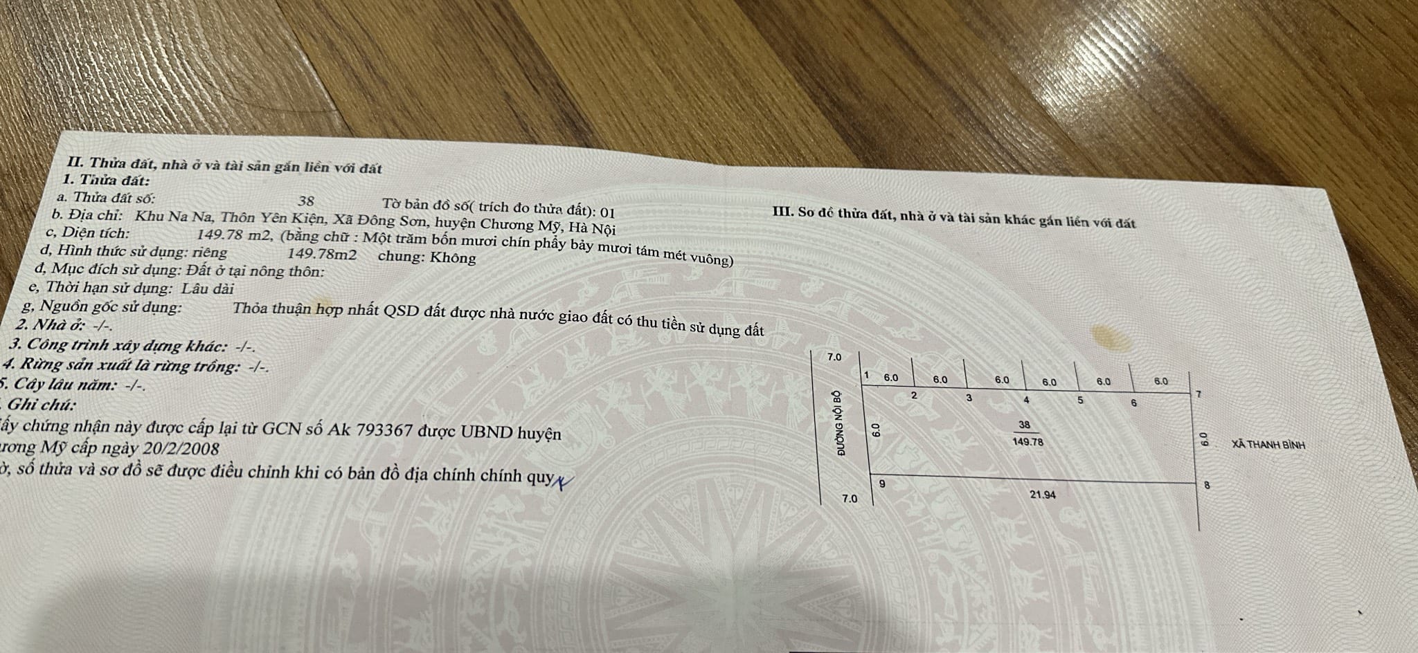 Cc gửi bán đất DV 150m2, mt 6m, giá chỉ 2x tr/m2, Yên Kiện, Đông Sơn, Chương Mỹ, Hà Nội, giáp QL6, ô tô tránh, kinh