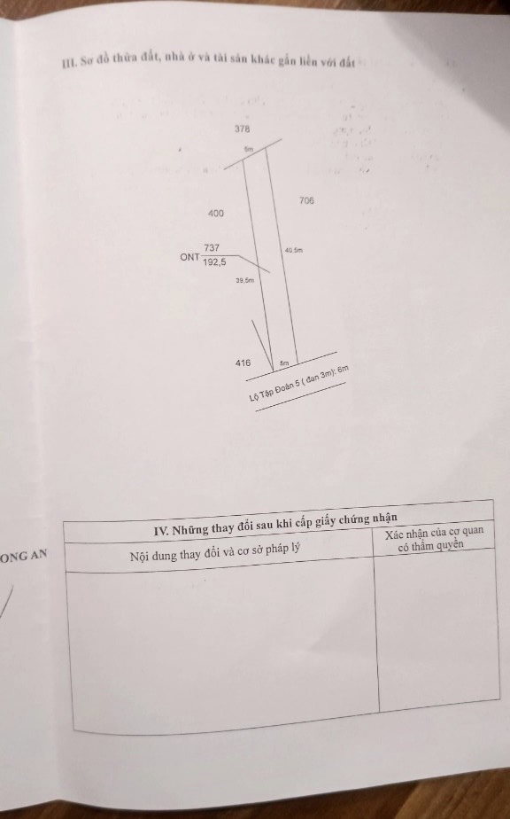 CHÍNH CHỦ BÁN LÔ ĐẤT FULL THỔ CƯ ĐẸP Ấp Bình Cang 2, Bình Thạnh, H. Thủ Thừa, Tỉnh Long An