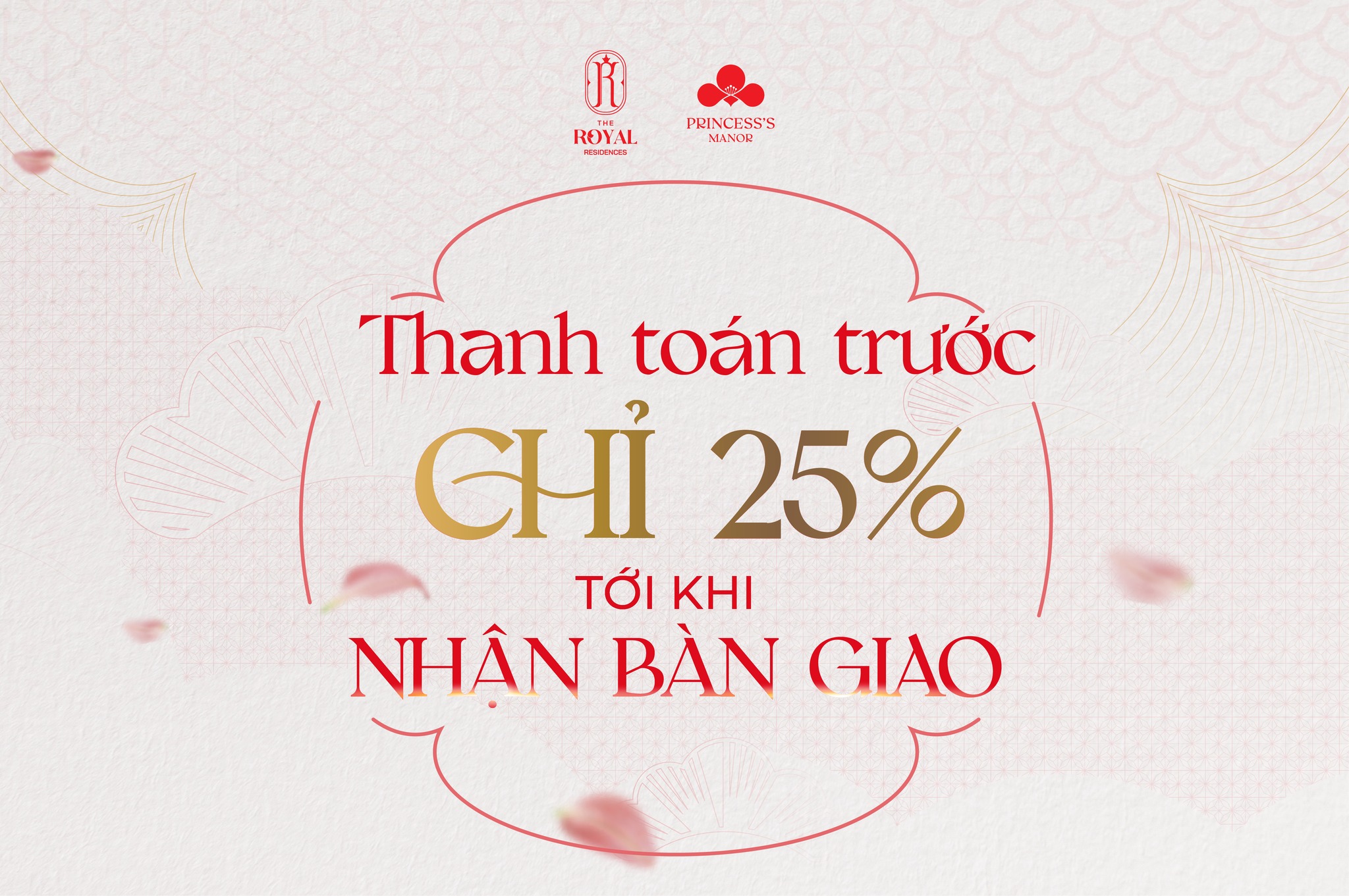 CĂN HỘ CAO CẤP THE ROYAL RESIDENCES - VINHOMES STAR CITY. VÀO 25% GTCH, NHẬN NHÀ. LH: 0966 343 969