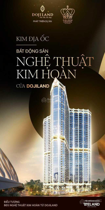 Tổ Hợp căn hộp Vàng Đế Vương-Golden Crown Hải Phòng dự án Doji 2 chính thức nhận booking ưu tiên chọn căn chọn tầng đẹp!
