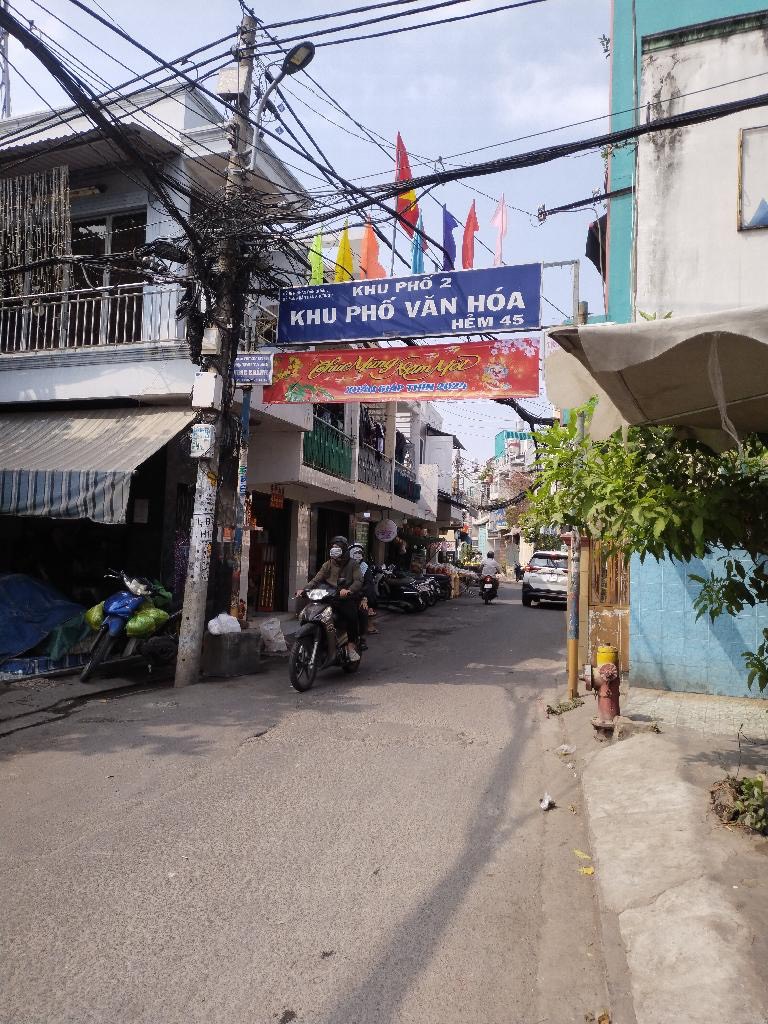 NHÀ 3 TẦNG, HẺM XE TẢI 7M, CÁCH VÕ VĂN KIỆT 50M, 40M2, NHỈNH 4 TỶ