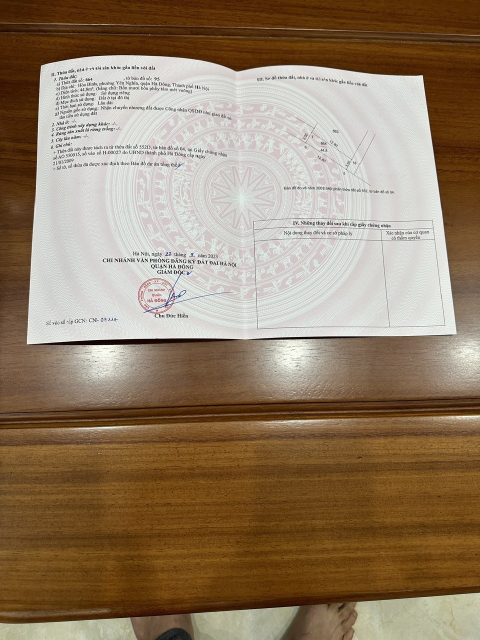 BÁN ĐẤT CHÍNH CHỦ YÊN NGHĨA HÀ ĐÔNG DT 45M2 NHỈNH 2 TỶ