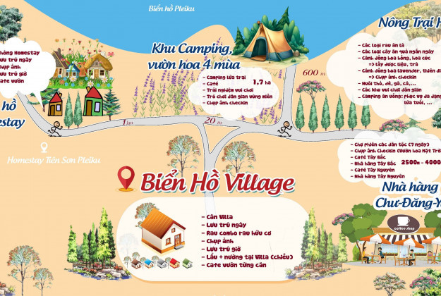 Đầu tư sinh lời VILLAGE BIỂN HỒ pháp lý hoàn chỉnh, sổ đỏ TRAO TAY