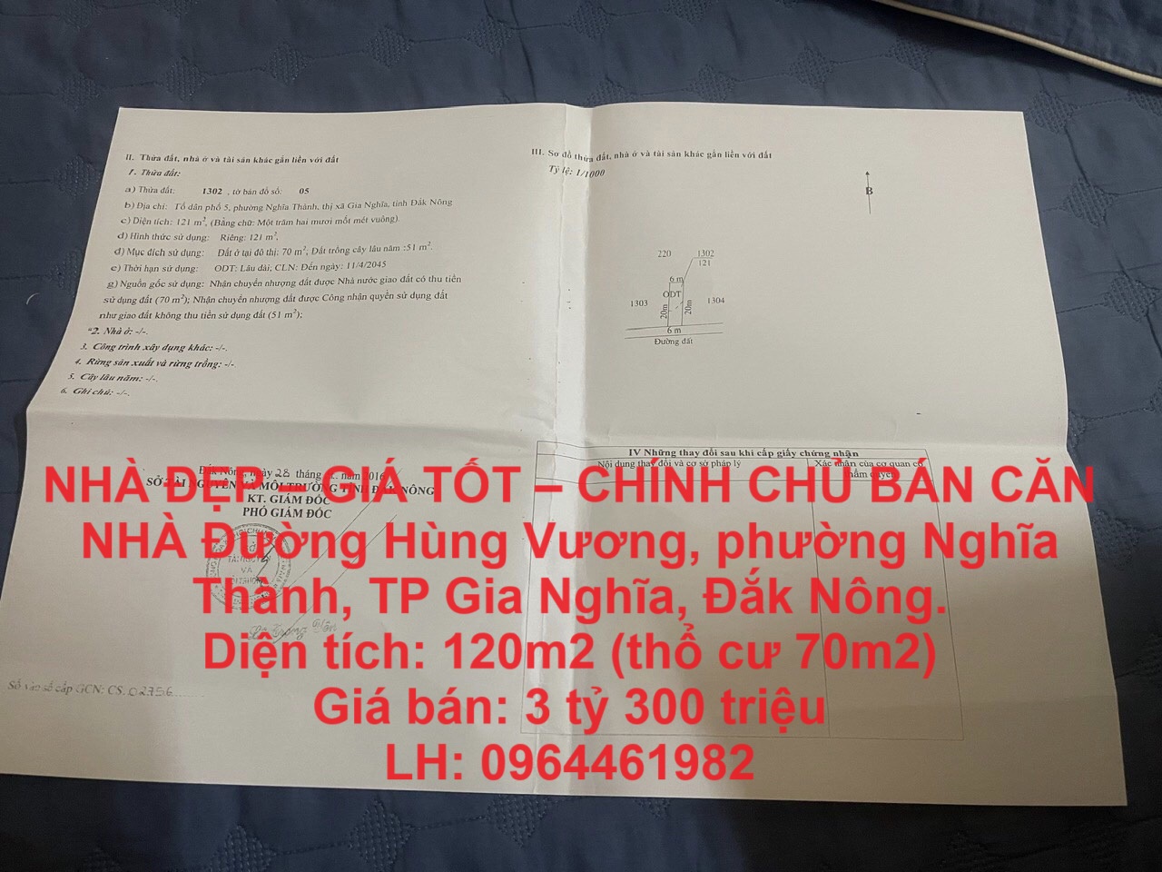NHÀ ĐẸP – GIÁ TỐT – CHÍNH CHỦ BÁN CĂN NHÀ Trung Tâm TP Gia nghĩa, Đắk Nông