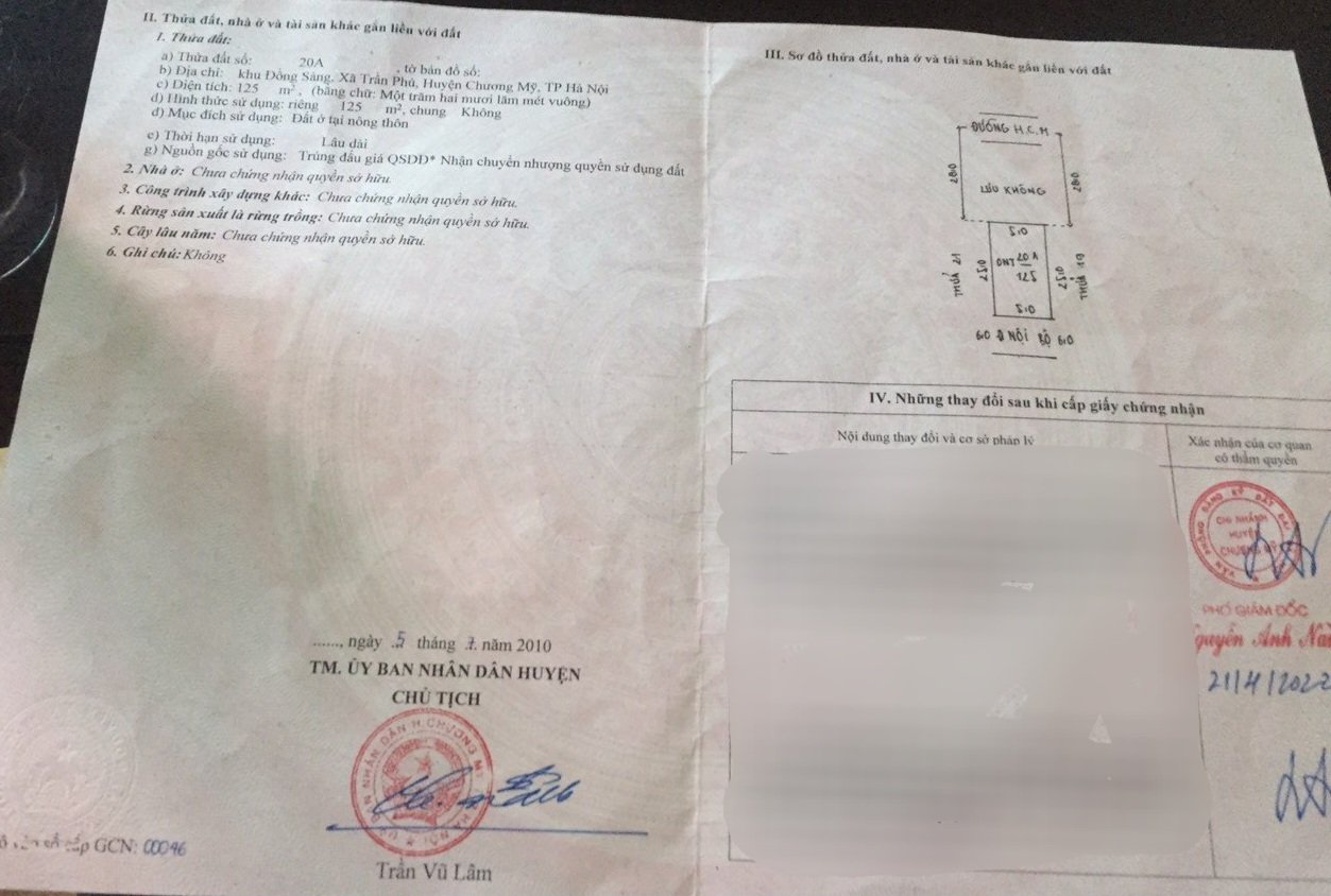 125m - hàng F0 - lưng tựa núi - mặt hướng thủy - mặt đường HCM - chỉ hơn 10tr/m - Chính chủ cần bán gấp mặt đường Hồ