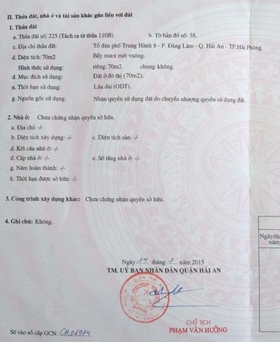 Bán đất tặng dãy nhà trọ tại Đông Trung Hành, 70m GIÁ 2.8 tỉ để ở hoặc để dành đẹp