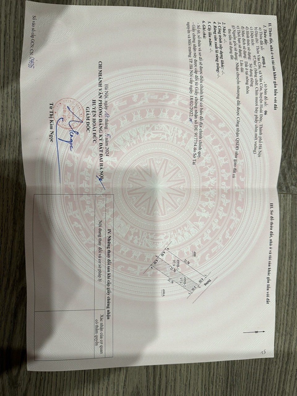 CHÍNH CHỦ CẦN BÁN GẤP CHỈ 3 tỷ xx CÓ NGAY MẢNH ĐẤT NGAY VÀNH ĐAI 4 THUỘC VÂN CÔN, HOÀI ĐỨC, HÀ NỘI