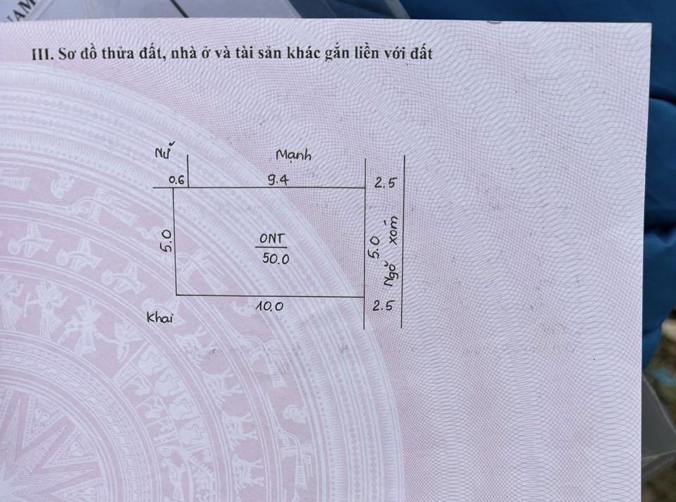 hàng đẹp nhỏ xinh vừa túi tiền 50m full thổ - đường xe tải chỉ nhỉnh 1 tỷ - ngay chợ lam điền , chương mỹ - cách thị