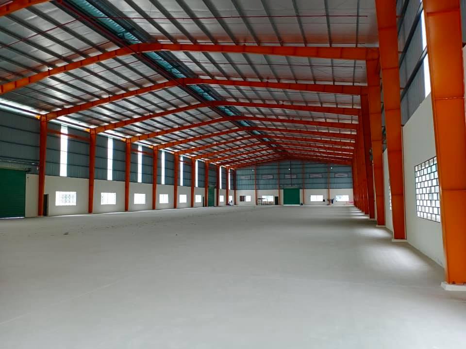 Cho thuê kho xưởng mới diện tích 6000m2 tại KCN Bắc Ninh --- Tổng diện tích đất: 10000m2. i hạn. Giá thuê