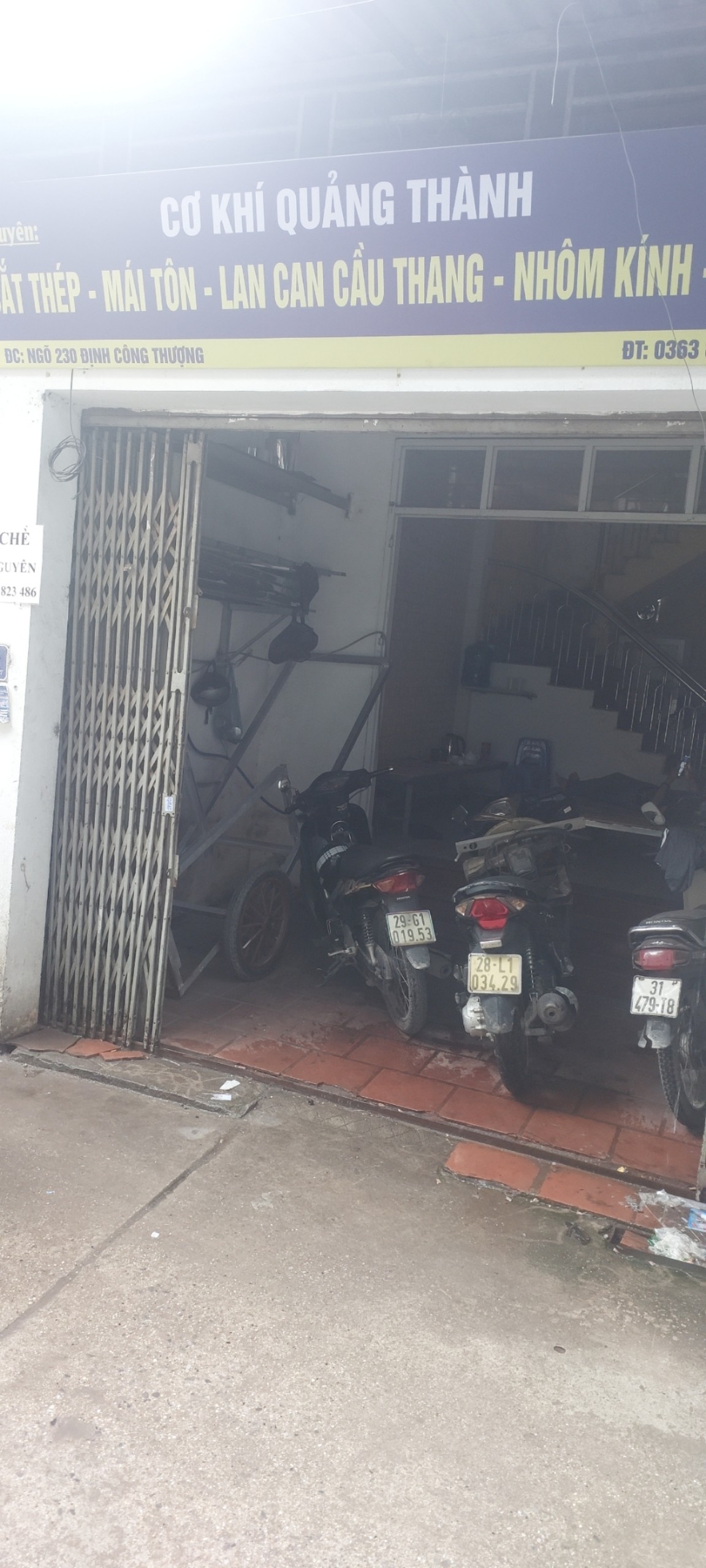 XƯỞNG CƠ KHÍ TỔNG HỢP - QUẢNG THÀNH nhà số 8 ngõ 230 Định Công Thượng, Hoàng Mai, Hà Nội