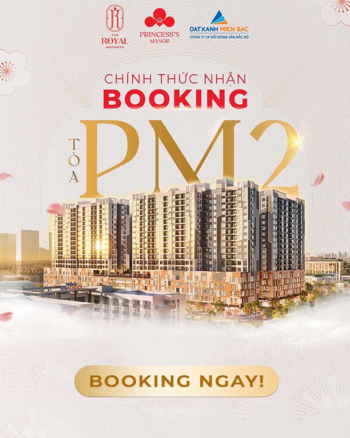 BOOKING PM2 - THE ROYAL RESIDENCES - VINHOMES STAR CITY. NHẬN ƯU ĐÃI CHIẾT KHẤU CAO. ƯU TIÊN CHỌN CĂN. HOTLINE: 0966