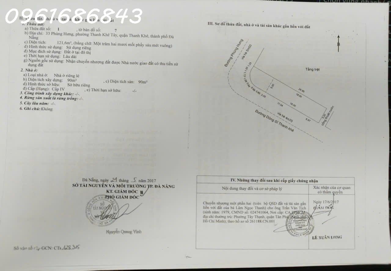 CHÍNH CHỦ BÁN NHÀ CẤP 4 VÀ QUÁN CAFE - Địa chỉ: 33 Phùng Hưng, Thanh Khê Tây, Quận Thanh Khê, Đà Nẵng