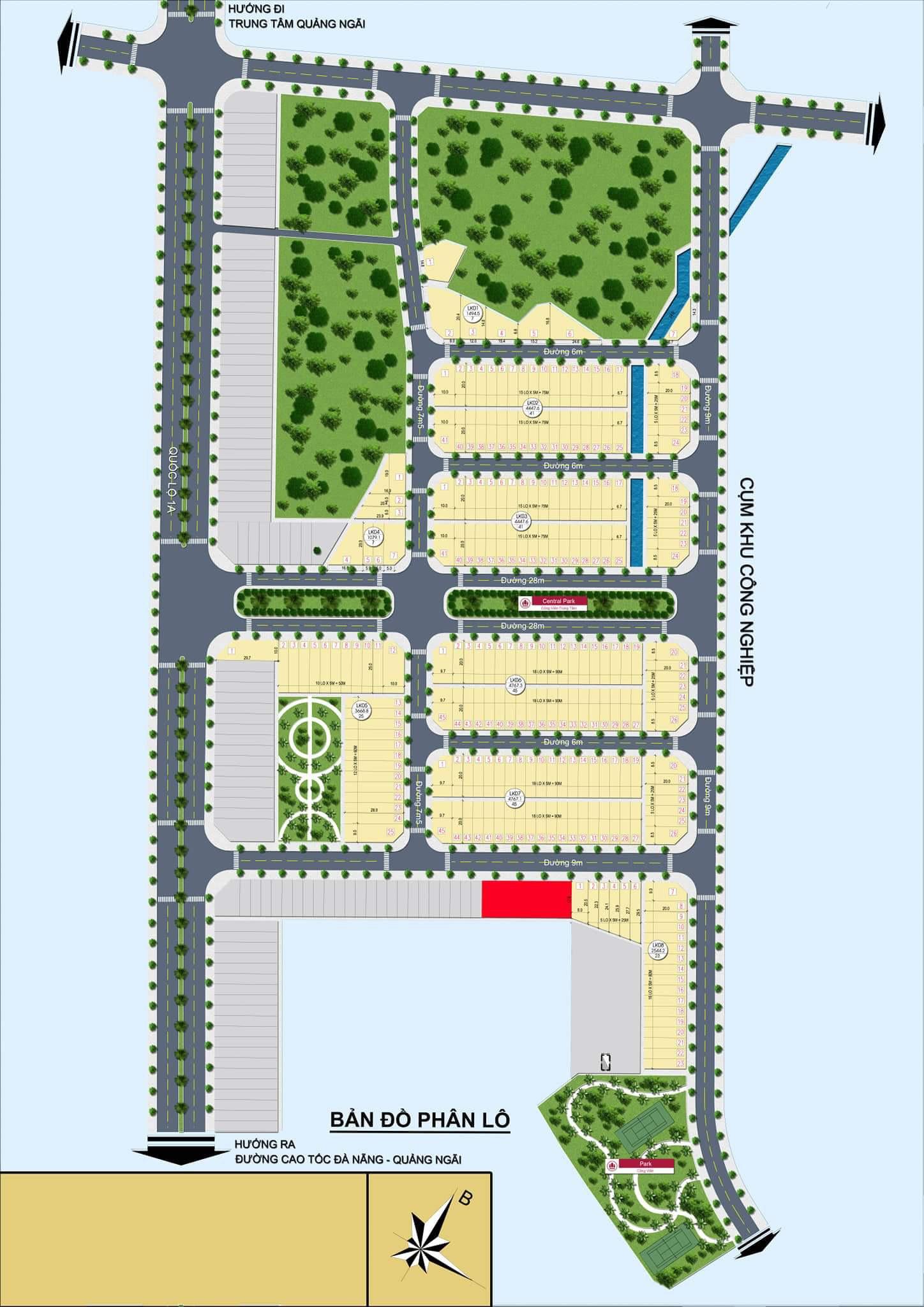 CHÍNH CHỦ CẦN BÁN LÔ GÓC 2 MẶT TIỀN tại KĐT Green City Trung Tâm , TT La Hà, Tư Nghĩa, Quảng Ngãi