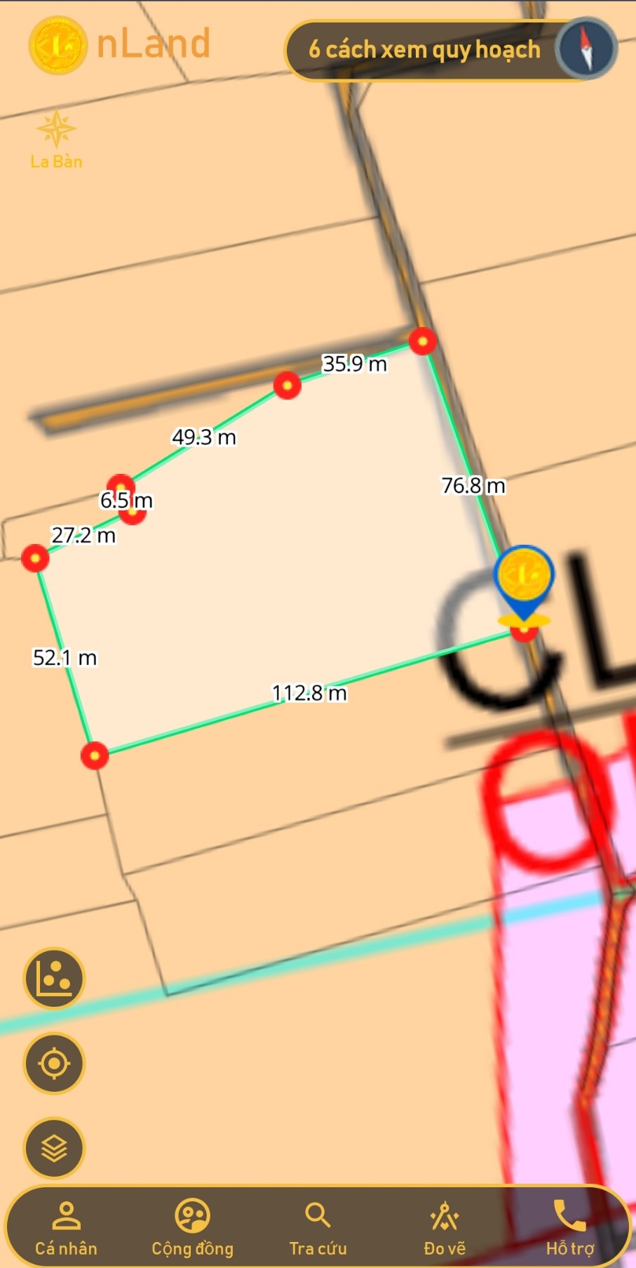 Bán 7,6 sào cà phê tơ mặt đường đất 76m đất đẹp bằng phẳng ngay khu dân cư điện nước đầy đủ