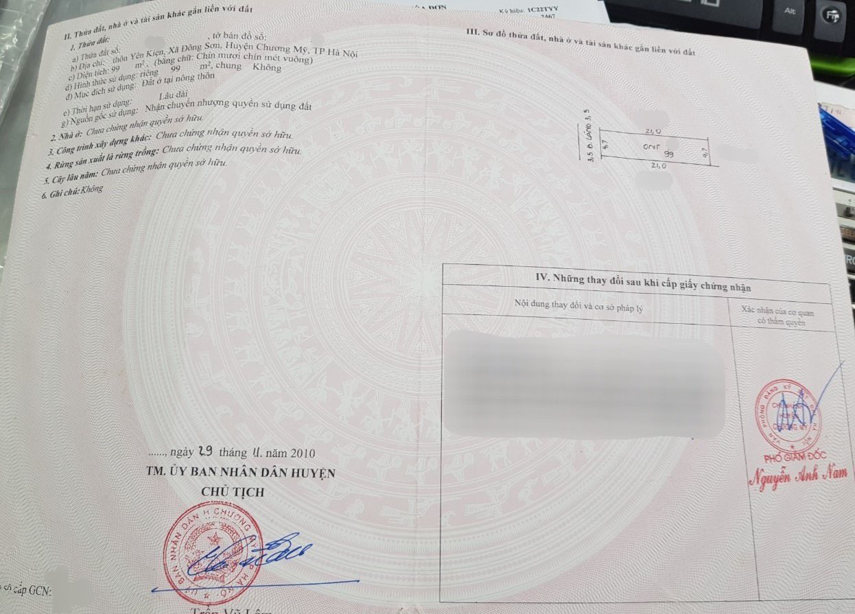 99m đông sơn yên kiện full thổ đường ô tô thông giá 1x tỉ