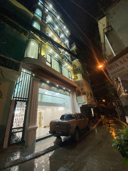 BÁN NHÀ LĨNH NAM, 60M2, 6 TẦNG, MT 7 M, Ô TÔ TRÁNH, THANG MÁY, KD, GIÁ 13 TỶ.