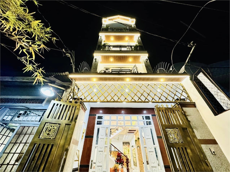 Nhà 4x15m, 4 Tầng có 6PN, Phan Huy Ích, Phường 12, Gò Vấp, Chỉ 5.45 tỷ