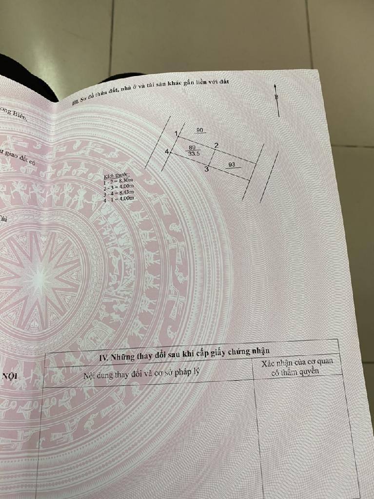 BÁN ĐẤT NGUYỄN VĂN CỪ, P. GIA THỤY , PHÂN LÔ Ô TÔ VÀO ĐẤT, CÁCH 1 NHÀ RA MẶT PHỐ