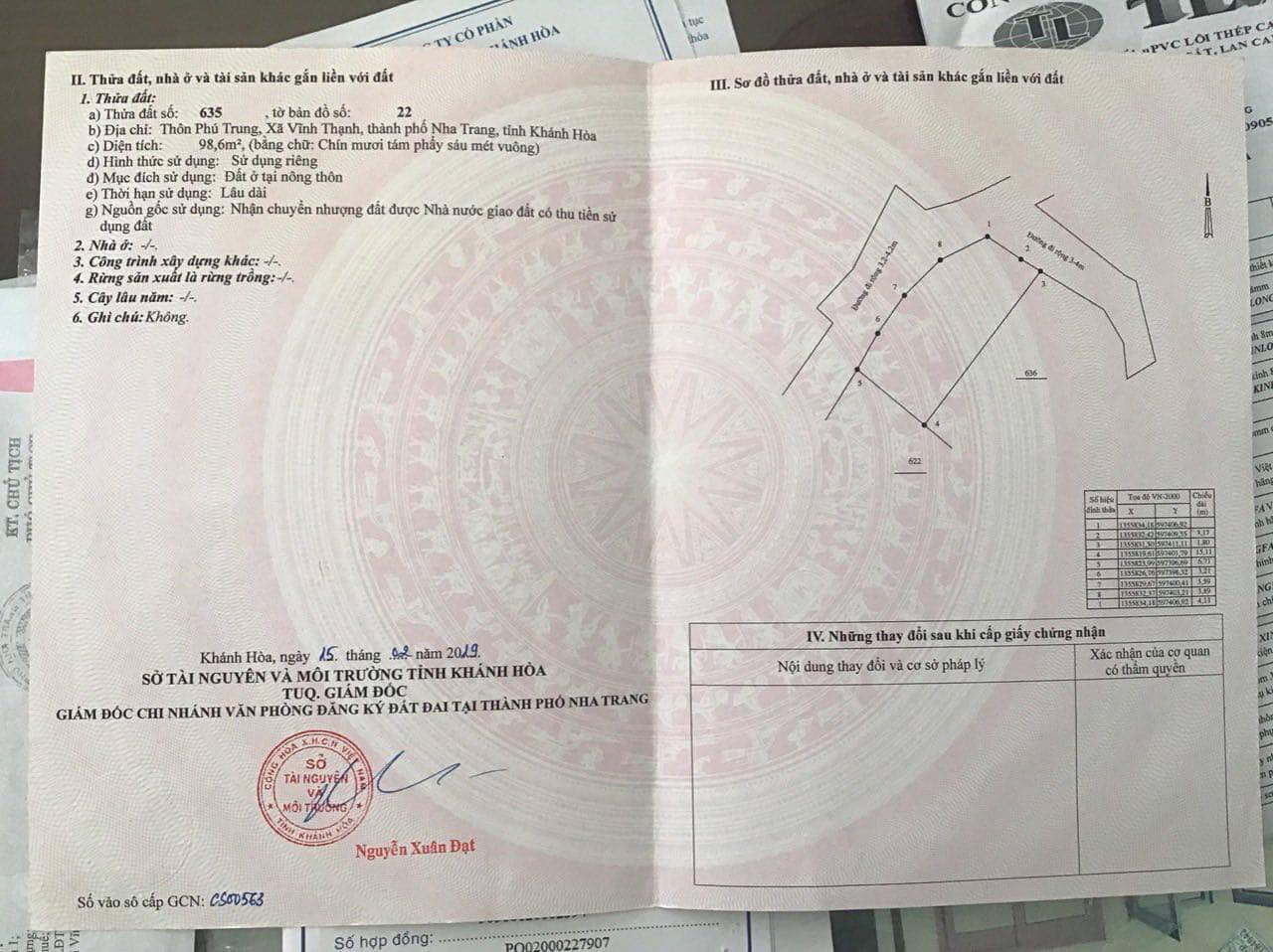 BÁN LÔ ĐẤT GÓC 2 MẶT TIỀN ĐƯỜNG Ô TÔ PHÚ TRUNG XÃ VĨNH THẠNH