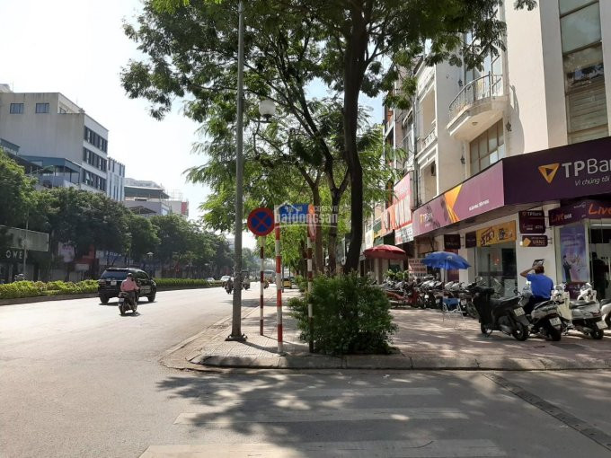 Bán đất phố Nguyễn Văn Huyên 202m2, mặt tiền 11m, ô tô tránh, kinh doanh cho thuê tốt, 1 nhà ra phố 200 triệu/m2