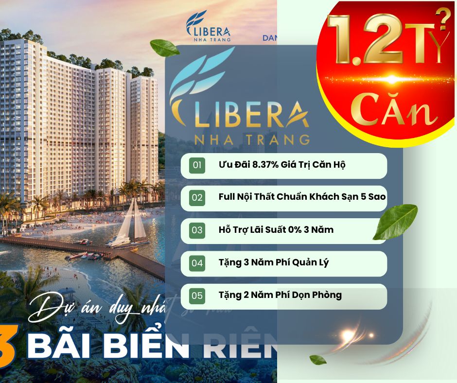 Đầu tư 1,35 tỷ (giá full đã VAT)-Thu về 12-21 triệu/tháng tại căn hộ sát biển full NT 5*